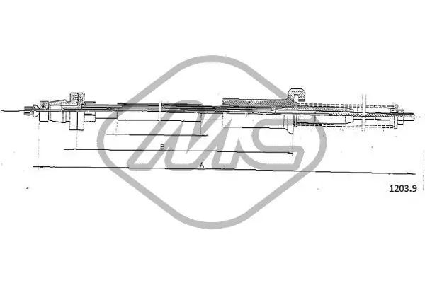 Câble d'accélération Metalcaucho 81442