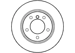 Disque de frein ABTEX BD1258V