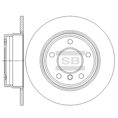 Disque de frein Hi-Q SD5209