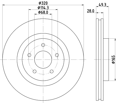 Disque de frein NISSHINBO ND2051K