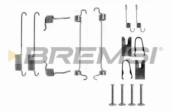 Kit d'accessoires, mâchoire de frein BREMSI SK0751