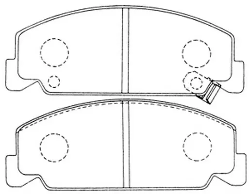 Kit de plaquettes de frein, frein à disque SB BP28190