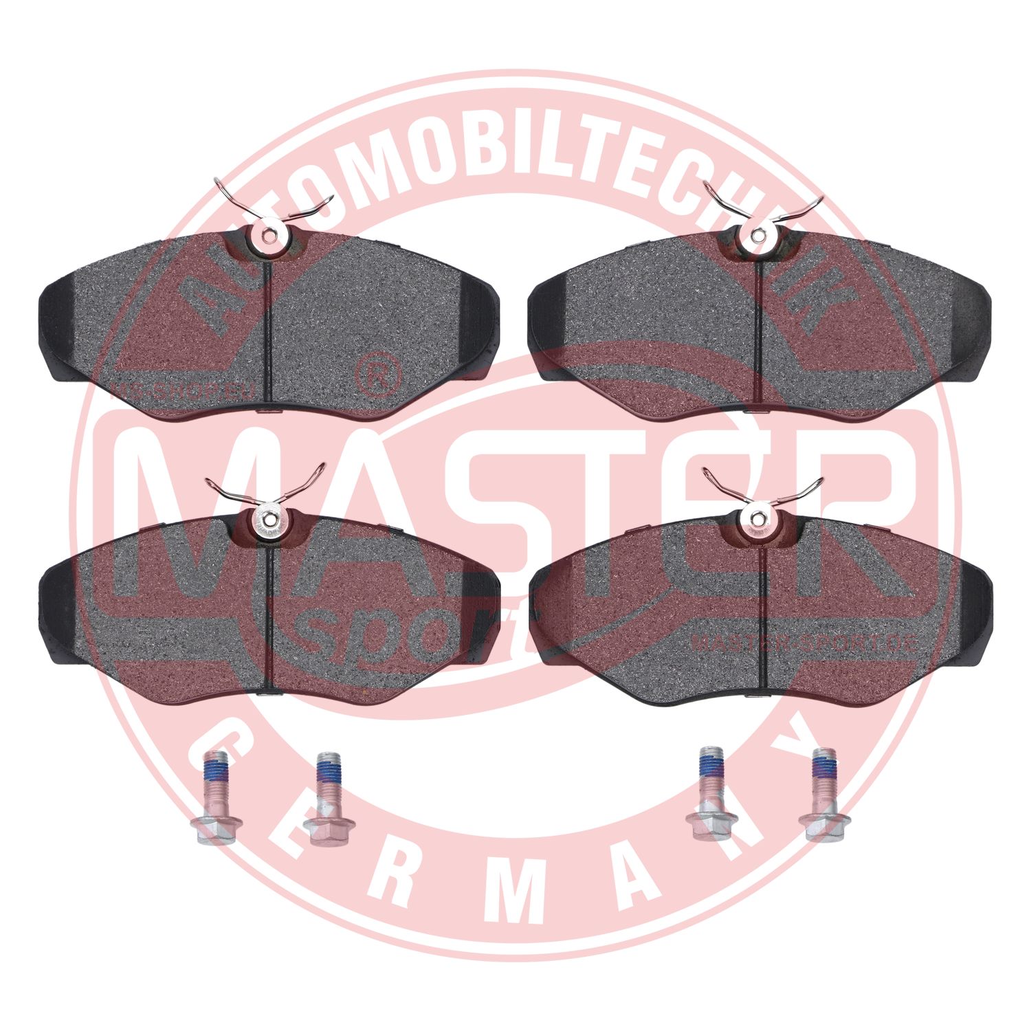 Kit de plaquettes de frein, frein à disque MASTER-SPORT GERMANY 13046028702T-SET-MS