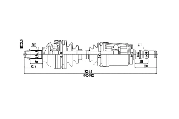 Arbre de transmission DYNAMATRIX DDS205048