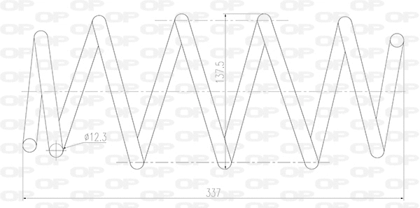 Ressort de suspension OPEN PARTS CSR9017.00
