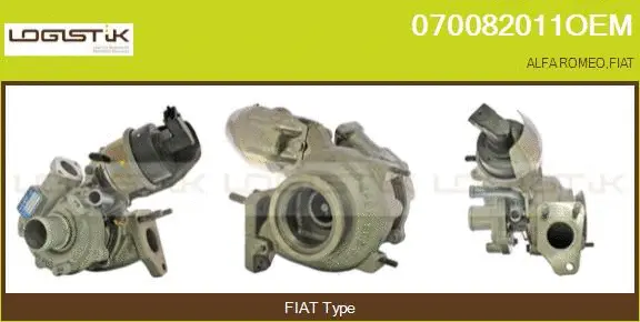 Turbocompresseur, suralimentation LGK 070082011OEM