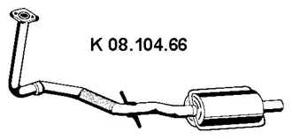 Catalyseur EBERSPÄCHER 08.104.66