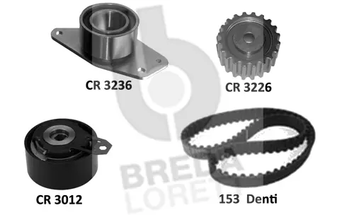 Kit de courroie crantée BREDA LORETT KCD0789