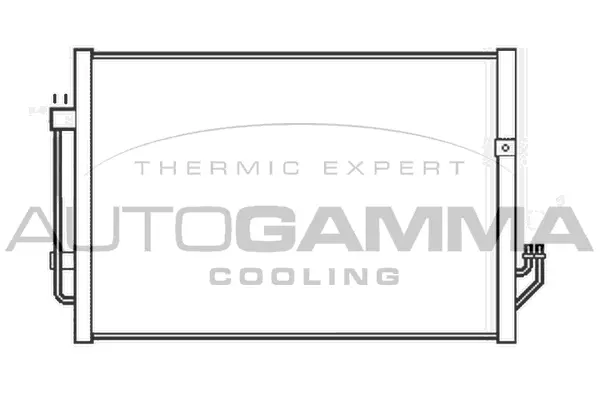 Condenseur, climatisation AUTOGAMMA 105547