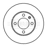 Disque de frein BORG & BECK BBD5110