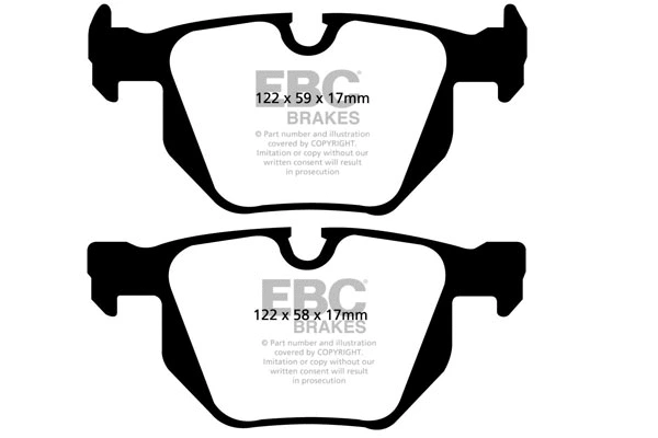 Kit de plaquettes de frein, frein à disque EBC Brakes DP21494