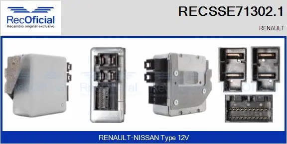 Calculateur, servo-direction RECOFICIAL RECSSE71302.1