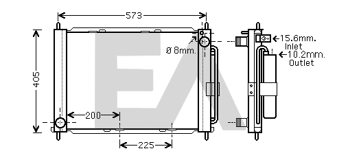 Module de refroidissement EACLIMA 38F60005