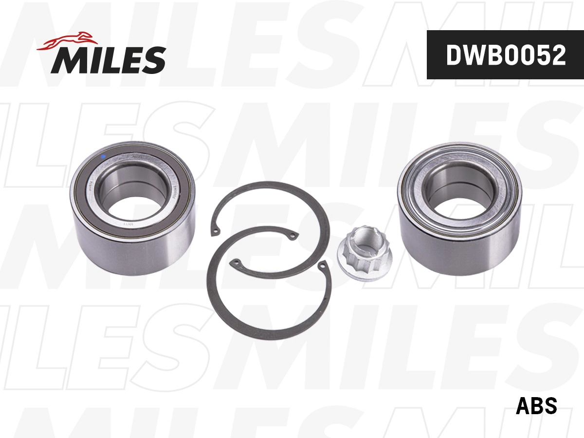 Kit de roulements de roue MILES DWB0052