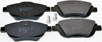 Kit de plaquettes de frein, frein à disque DENCKERMANN B111022