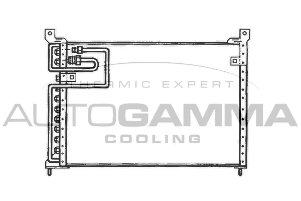 Condenseur, climatisation AUTOGAMMA 102769
