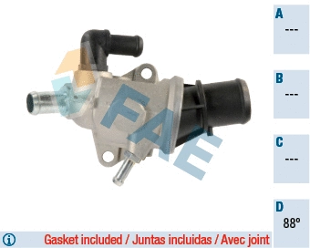 Thermostat, liquide de refroidissement FAE 5340888