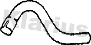 Tuyau d'échappement KLARIUS 110181