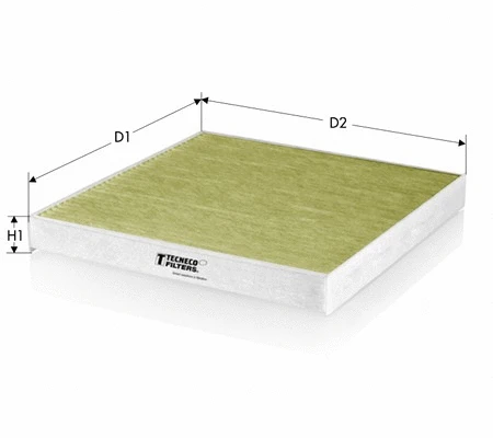 Filtre, air de l'habitacle TECNECO FILTERS CKA10774