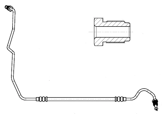 Flexible de frein CEF 518318