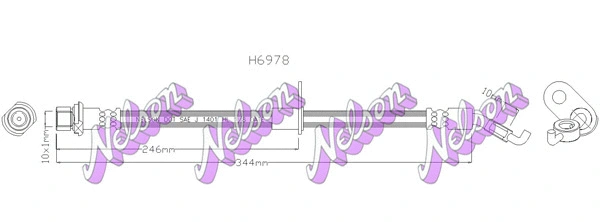 Flexible de frein KAWE H6978