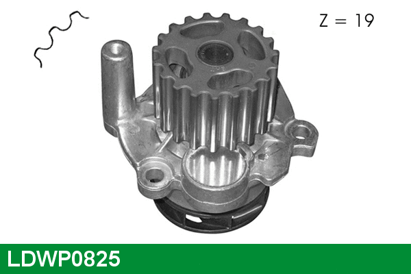 Pompe à eau, refroidissement du moteur LUCAS LDWP0825