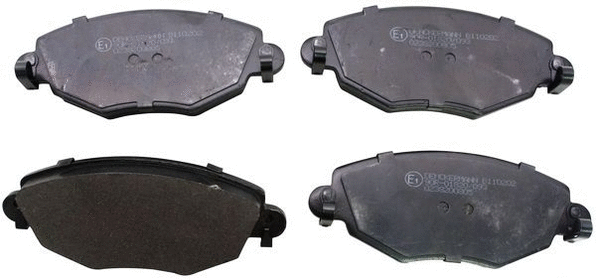 Kit de plaquettes de frein, frein à disque DENCKERMANN B110202