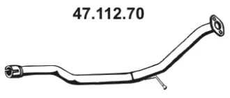 Tuyau d'échappement EBERSPÄCHER 47.112.70
