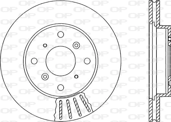 Disque de frein OPEN PARTS BDR1217.20