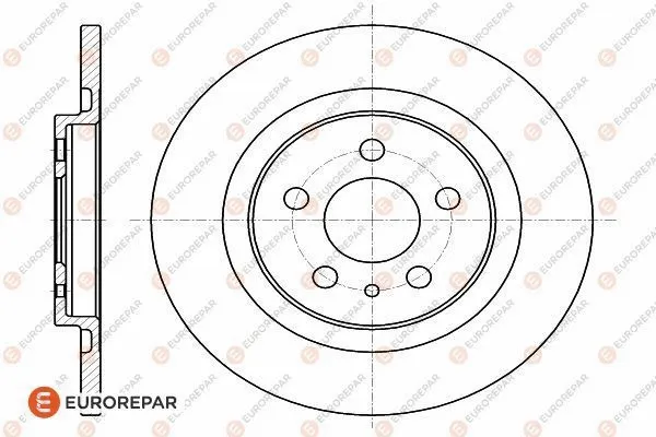 Disque de frein EUROREPAR 1618861780