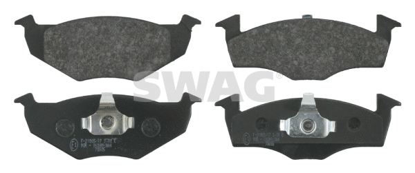 Kit de plaquettes de frein, frein à disque SWAG 30 91 6044