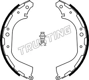 Jeu de mâchoires de frein TRUSTING 067.183