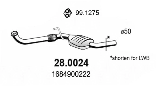 Catalyseur ASSO 28.0024