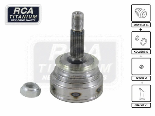 Jeu de joints, arbre de transmission RCA FRANCE RE04