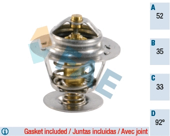 Thermostat, liquide de refroidissement FAE 5305192