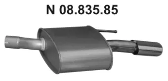 Silencieux arrière EBERSPÄCHER 08.835.85