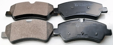 Kit de plaquettes de frein, frein à disque DENCKERMANN B111289