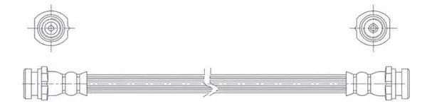 Flexible de frein Technika 44658