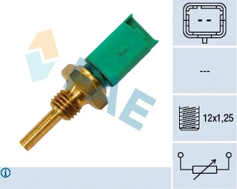 Sonde, température du liquide de refroidissement FAE 33700