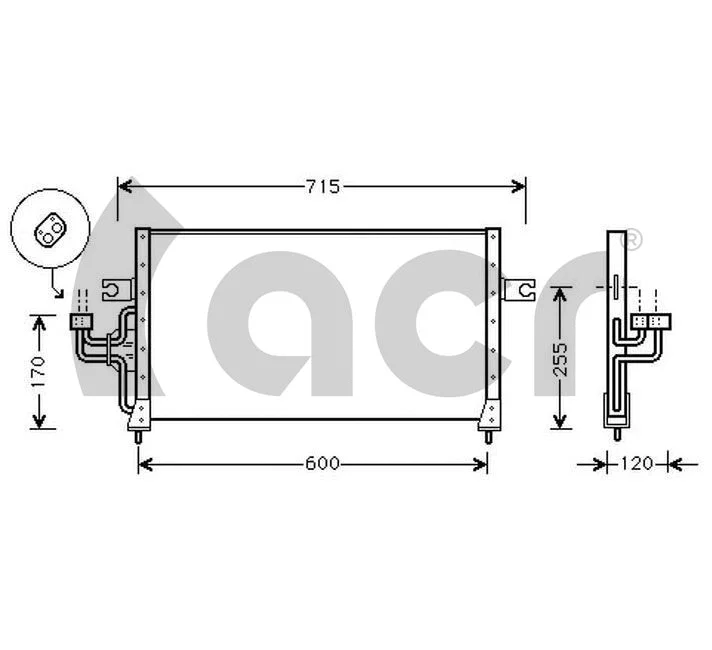 Condenseur, climatisation ACR 300114