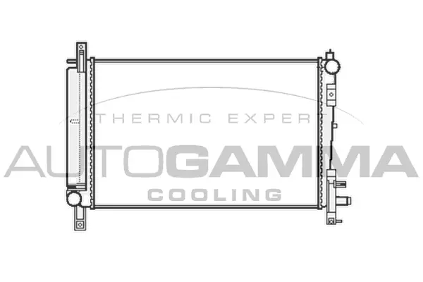 Radiateur, refroidissement du moteur AUTOGAMMA 103401