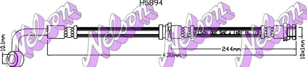 Flexible de frein KAWE H5894