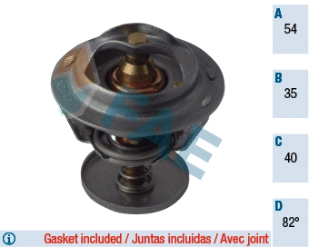 Thermostat, liquide de refroidissement FAE 5302982
