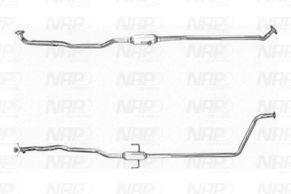 Tuyau d'échappement NAP carPARTS CAC10650