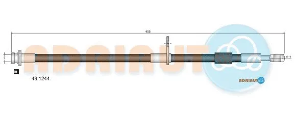 Flexible de frein ADRIAUTO 48.1244
