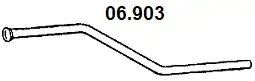 Tuyau d'échappement NOVAK 29.962