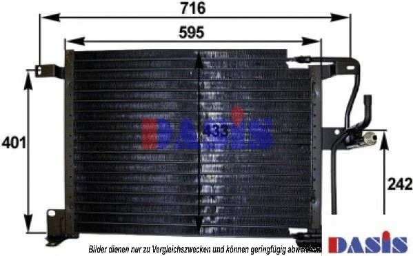 Condenseur, climatisation AKS DASIS 522210N