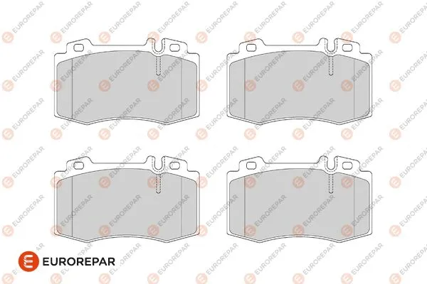 Kit de plaquettes de frein, frein à disque EUROREPAR 1686278480