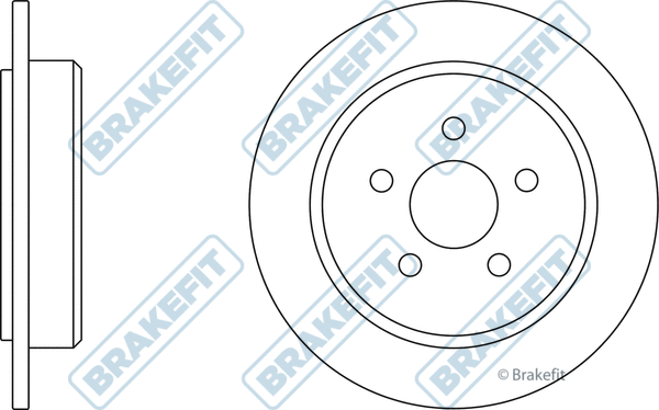 Disque de frein APEC SDK6322