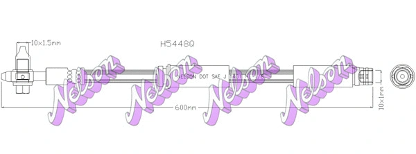 Flexible de frein KAWE H5448Q